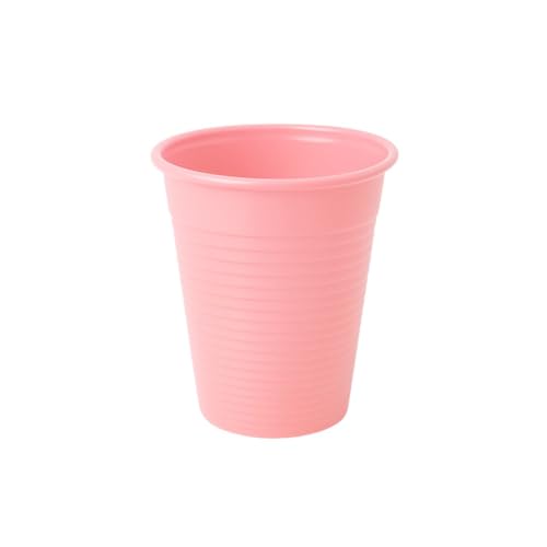 ecodrinks - Bicchieri per Acqua e Cocktail Riutilizzabili - Senza BPA - Resistenti e Ideali per Bevande Fredde - Massima Praticità per Feste, Catering, Barbecue - 200ml (Rosa, 100)