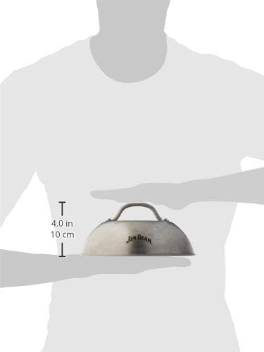 Miniatura 3 de Jim Beam JB0181 9" Burger Cover Cheese Melting Dome, Plata