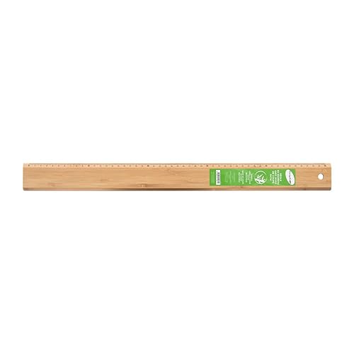 Règle en bambou 50 cm Graph'it incassable pour dessin technique et coupe