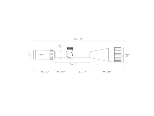 Vantage Ir Riflescope 6-24X50 Ao, 1", Mil Dot (Etched) #TOP4
