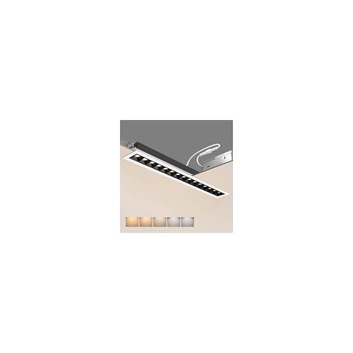 SCON 15W Linear LED Recessed Spotlight Office Version