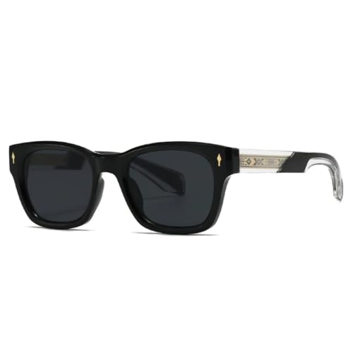 Lunettes de soleil rétro à rivets pour femmes avec verres dégradés tendance UV400