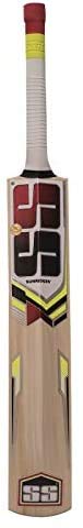 Skihi Ss Kashmir Willow Leather Ball Cricket Bat, Exclusive Cricket Bat For Adult Full Size With Full Protection Cover (Sangakara) - Thumbnail 4