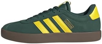 adidas Homme VL Court 3.0 Shoes, Collegiate Green/Yellow/Gold Metallic, 43 1/3 EU