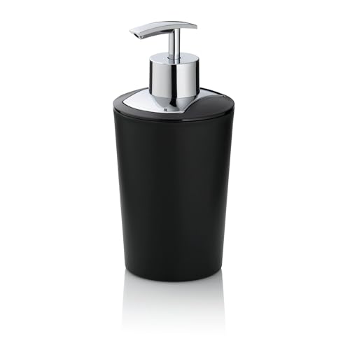 Kela Seifenspender 24202 Marta schwarz und Silber, Klein