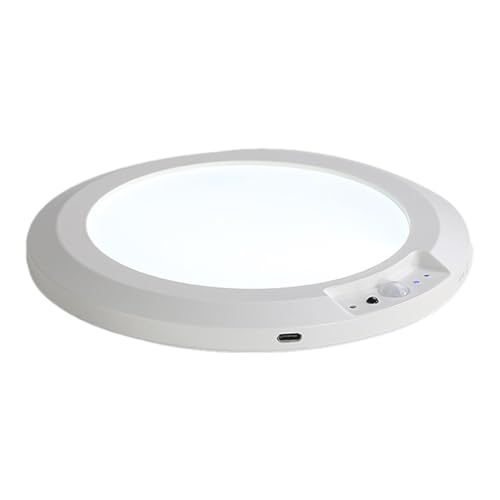 Luces de sensor de movimiento – Luz de seguridad LED interior/exterior, luces impermeables activadas por el movimiento, alimentadas por batería | Plafón inalámbrico con sensor de movimiento