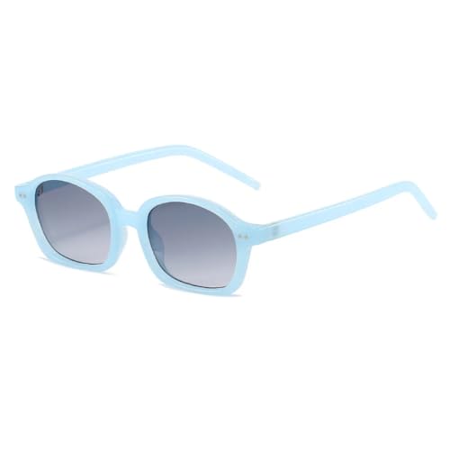 Lunettes de soleil unisexes tendance avec rivets pour un style décontracté chic