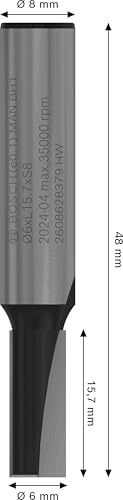 Fraise Bosch 2608628379 – Métal 12,7 mm Longueur 48 mm - vue 5