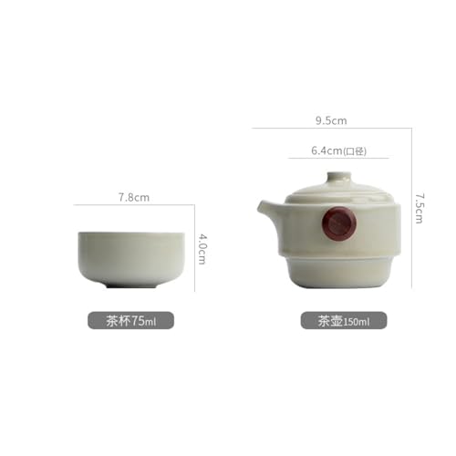 Service à thé de voyage Quik Cup anti-casse pour infuser partout - 7