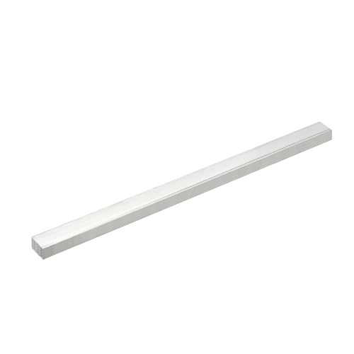 Image of uxcell Square Aluminum Flat Bar, 3 /8 inch Thick 0.6 inch Width 10 inch Length Square Aluminum Bar 6061 Aluminum Flat Plate, 10 x 15 x 254mm T6511 Solid New Mill Stock for Industrial Building