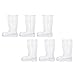 Luxshiny 6PCS Szklane Kubki Piwa Butów Przezroczyste Kubki Wodne Koktajl Koktajle Picie Kubki Oktoberfest Napój Kubek Mini Szklanki