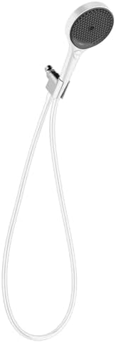 hansgrohe Rainfinity 5-inch Handheld Shower Head Set 3-Spray PowderRain, Intense PowderRain, MonoRain with Hose in Matte White, 2.5 GPM, 26913701 image 4