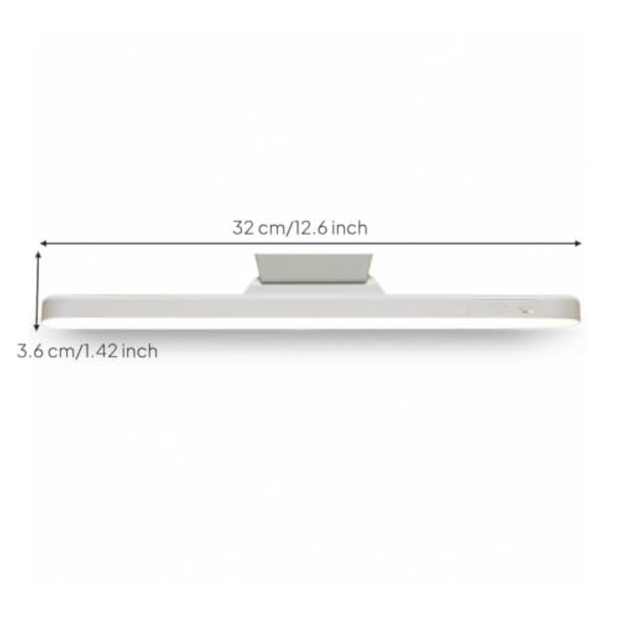 Low-Profile LED Desk Lamp with Base, Space-Saving Design