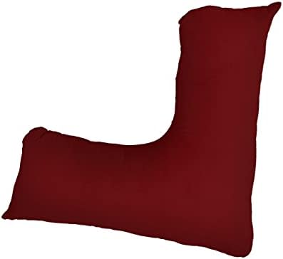 Sleep&Snuggle V Shaped Pillow Case Cover- Orthopaedic Nursing Maternity Pillow Case - Neck support for comfort and Soft Pillowcase (Gray)