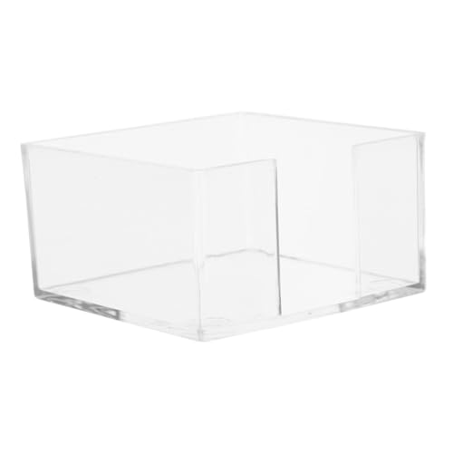 NAMOARLY 透明アクリル便利付箋ホルダー 耐久性ありデスクオーガナイザー 付箋ディスペンサー 省スペース設計 事務所や寮向け効率向上アイ