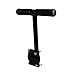 kowaku Bicycle Rear Seat Handlebar Handrails Portable Easy Installation Black Mountain Bike Road Bicycle Handlebar Kids Handle Grip, T Shape