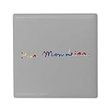 Aimant Frigo Céramique Carré   Mondrian Signature Peintre Artiste Cubisme Abstrait De Stijl   Format 5x5cm  Magnet Décoratif Souvenir pour Réfrigérateur et Tableau Magnétique Imprimé en France