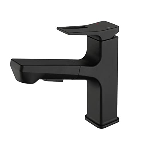 Mélangeur de bassin en laiton gris de haute qualité avec 2 types de jets pour lavabo
