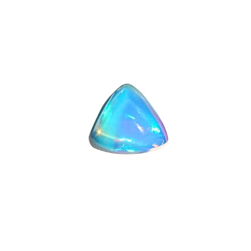 Opale de feu naturelle cabochon trillion 8mm pour créer votre bague de fiançailles idéale