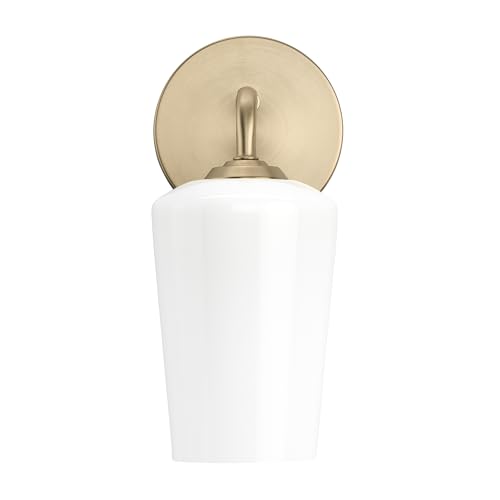 Progress Lighting Celino Collection One-Light Wall Sconce with White Glass Shade by Progress Lighting - Used condition - Image 3
