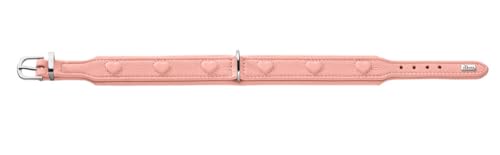 Collier pour chien Hunter rose clair idéal pour la balade des petits chiots