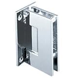 CRL Geneva 037 Series Chrome Wall Mount Full Back Plate Standard Hinge