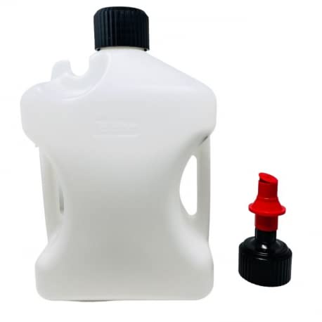 BIHR Benzina can BIHR Home Track approvato TÜV bianco 20L