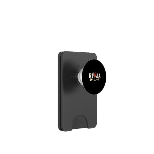 Rioja Wine Lovers, Design: spanischer Vino Tinto, rotes Glas PopSockets PopWallet für MagSafe Rioja Wine Lovers, Design: spanischer Vino Tinto, rotes Glas PopSockets PopWallet für MagSafe