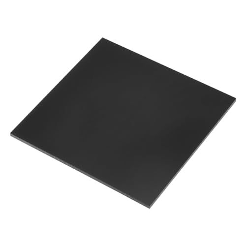 Image of DMiotech 8 x 8 x 0.15 Inch Plastic UHMW Sheets, Ultra High Molecular Weight Polyethylene, Opaque Black Polyethylene Board for Automotive, Chemical, Manufacturing, DIY Home Kitchen
