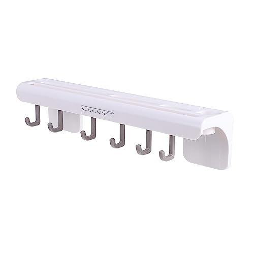 Ciieeo Nail- Cookware Stand Utensil Holder for Countertop Compact Kitchen Storage