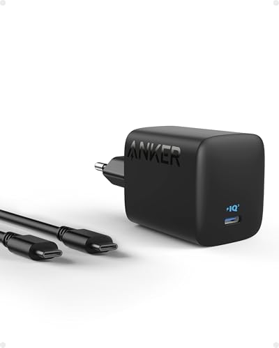 Anker 67W USB C Ladegerät, kompaktes Netzteil mit PIQ 3.0, für MacBook Air, iPhone 17/16/15 Series, iPad, Galaxy und mehr (USB-C Kabel enthalten)