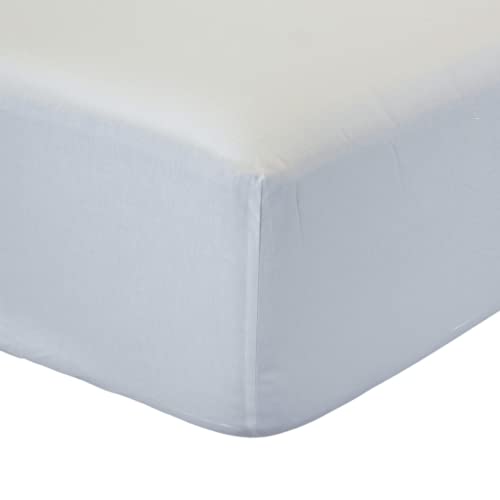 Emma Essentials Drap-Housse Gris Clair 90x200 cm, Microfibre Extra Douce, Lavable et Ajustable avec élastique Tout Autour - Essai de 30 Nuits & Made in Europe