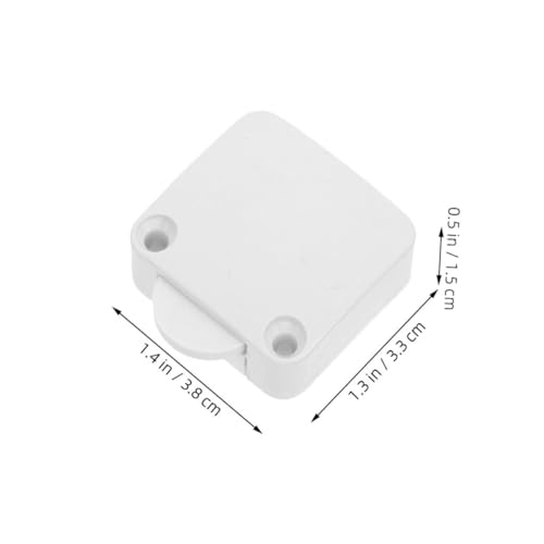 Interruptor de puerta automático LIFKOME para armarios juego de 4 piezas con tornillos incluidos 2