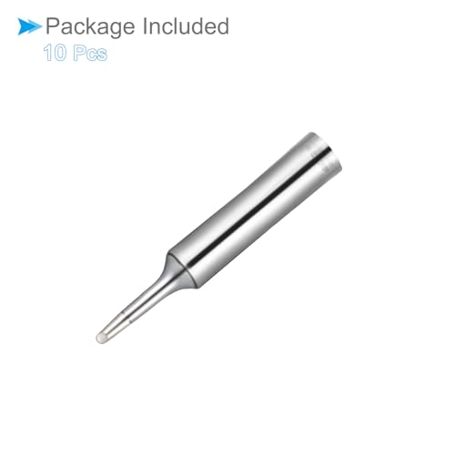 Image of Soldering Iron Tips, 4x6.5mm 900M-T-1C, Solder Tips Fine Soldering Gun Replacement Solder Welding - (Applications: for Soldering Irons Soldering Station), 10 Pieces