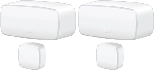 Eve Door & Window (Matter) – Smarter Kontaktsensor für Türen & Fenster, Mitteilungen (offen/zu), automatische Aktivierung von Geräten, Thread Border Router erforderlich (Packung mit 2)