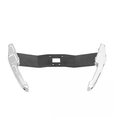Poignée de passager arrière CNC barre d'appui moto pour Kawasaki Ninja 500 Z500 argent