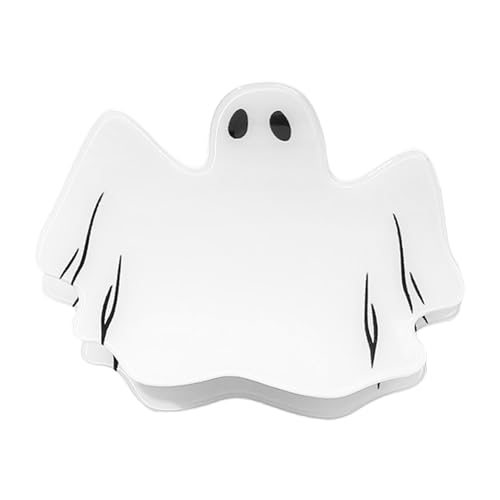 ゴーストクロークリップ、ヘアキャッチクランプ | 女性ヘアバレッタハロウィンゴースト - ヘアバレッタヘアクロークリップ、フォーマルイベント、お風呂、旅行、仕事用のヘアスタイリングアクセサリー
