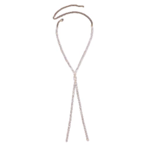 Diamant de cristal, collier long idéal pour illuminer vos tenues de soirée
