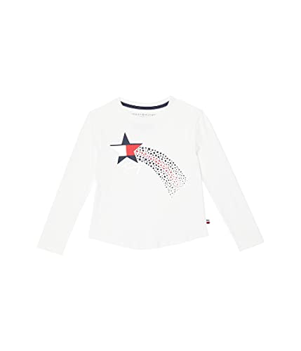 Image of Tommy Hilfiger Girls Long Sleeve Logo Graphic Crew Neck T-Shirt