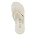 GUESS Women's Silus Wedge Sandal, White 140, 11