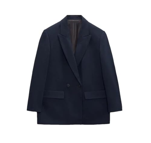 Veste de costume fluide et respirante pour femme avec son double boutonnage élégant