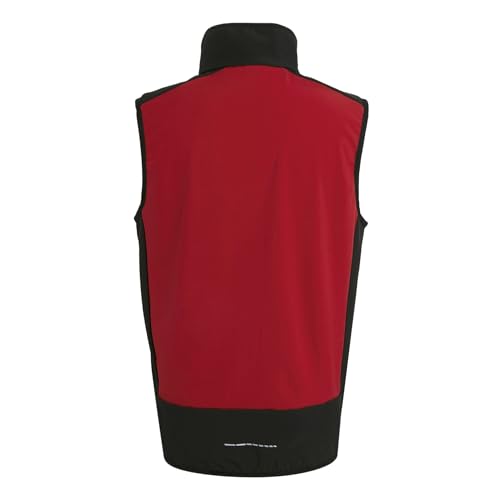 Chaleco Regatta E-volve 2 Layer Softshell para hombre en color rojo y negro talla XL 4