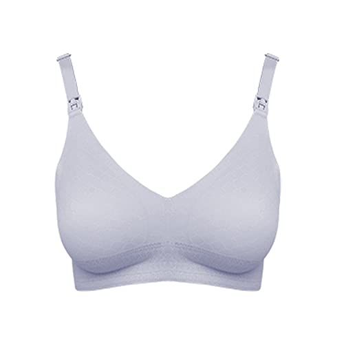 Soutien-gorge d'allaitement grande taille gris anti-douleur dos