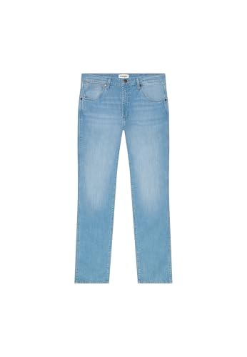 Jean slim Wrangler Larston Indigood en denim premium et finitions soignées