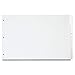 TOPS Cardinal 11x17 Write'n Erase Tab Divider, 5-Tab, White, (84270CB)