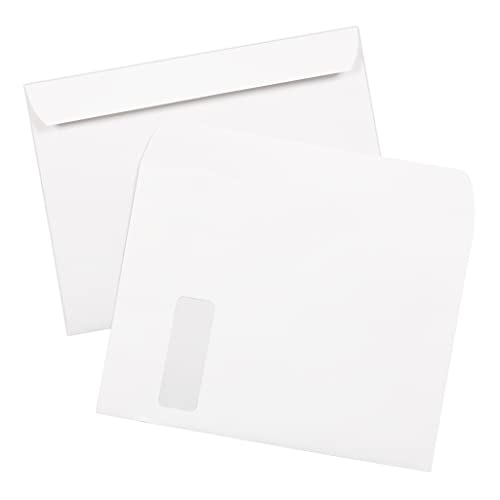 Folheto com 9 x 12 – Master, 24lb. Bright White - Window, 50 Qty.