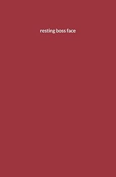 Resting Boss Face : Lined Notebook