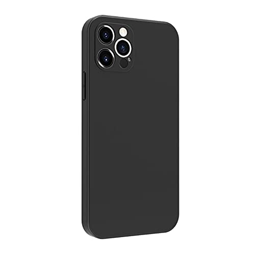 Silicone Protective Case compatible for iPhone 12/iPhone 12 Pro 6.1 inch Soft Liquid Gel Anti-Scratch Anti-Fingerprint Shockproof Anti-Fall frosted glass-iPhone 12