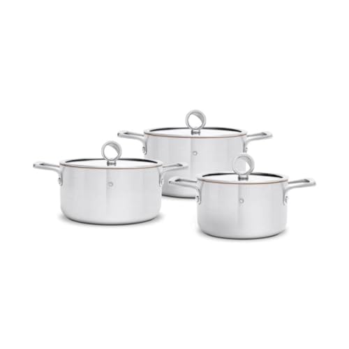 Olavson My Premium-Topf mit Kupferkern – großer antihaftbeschichteter Topf mit Kupferkern – geeignet für Induktion, Backofen oder Herd – Bräter und Kasserolle – 16 cm | 20cm | 24cm | 26 cm…