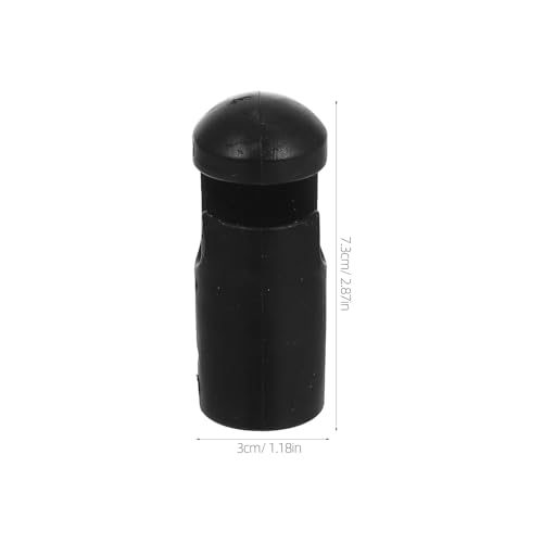 Garneck 8pcs Trampoline Pole Caps Replacement Rod Covers Plastic Black Pole Covers for Trampoline Tools Parts by Garneck - Image 2